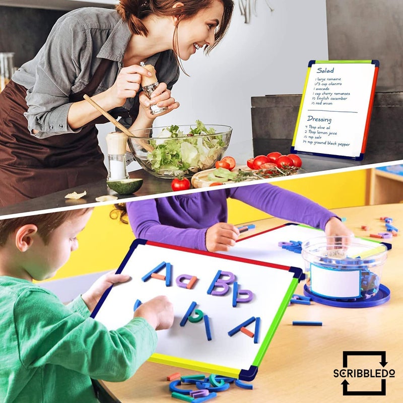 SCRIBBLEDO Colored Frame Magnetic Dry Erase White Board 9" X 12" WHITEBOARD - Image 4